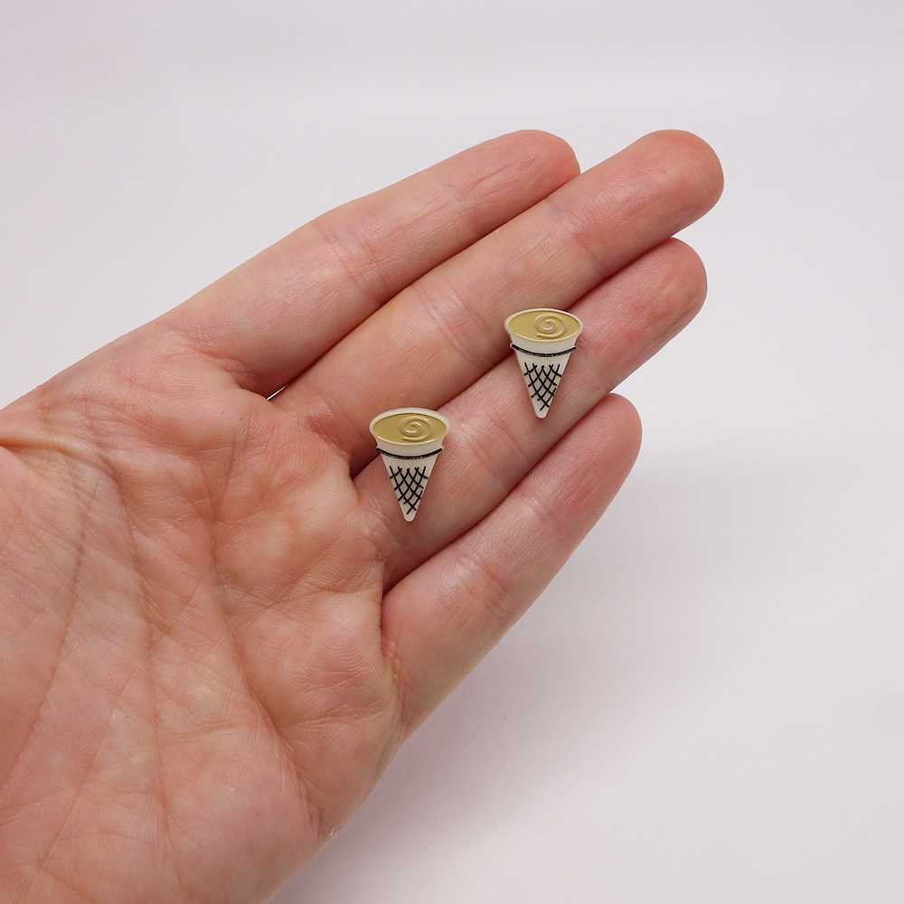 Boucles d'oreilles cornet tire d'érable - LiliPop – Image 3