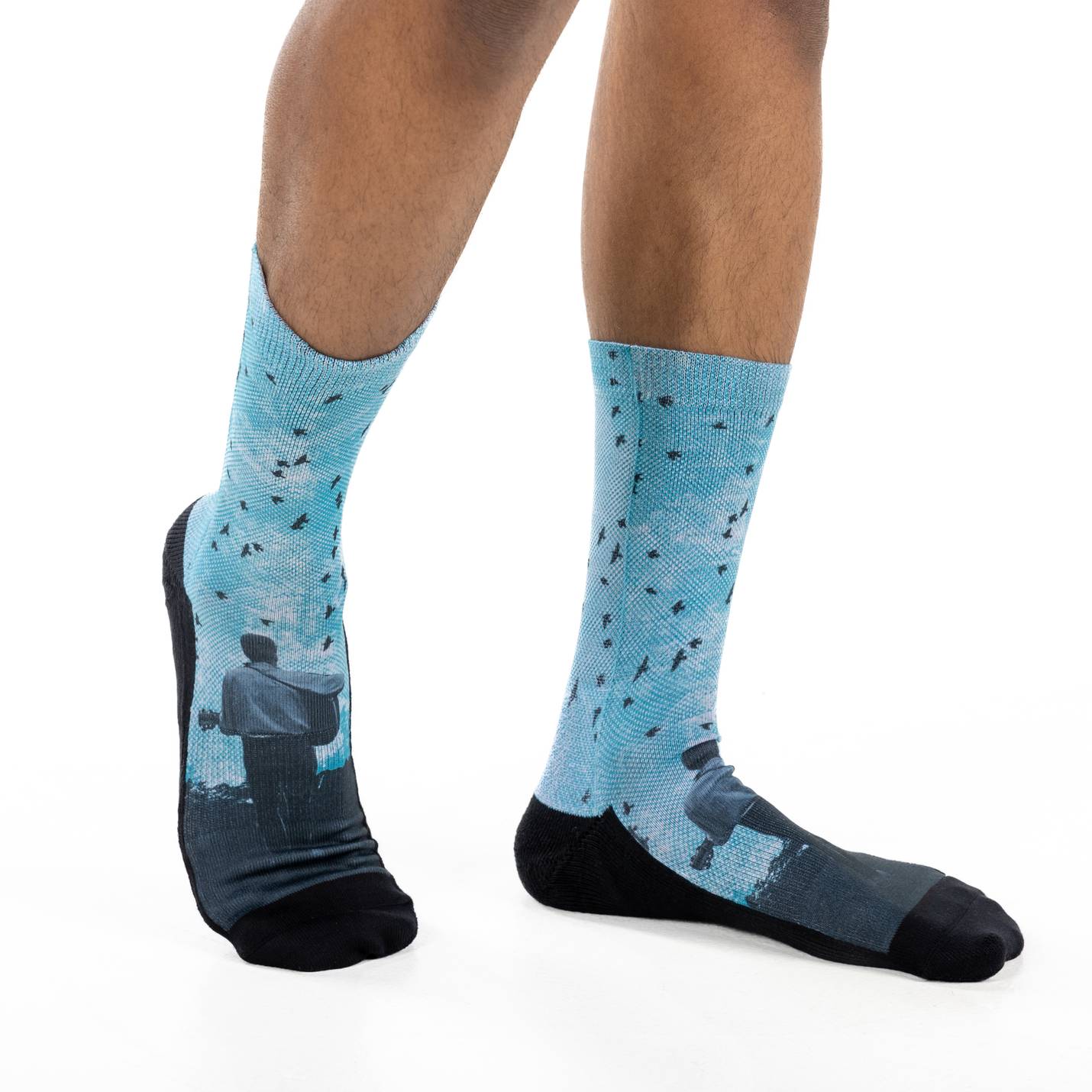 Bas pour homme Bob Dylan, Playing Guitar - Good Luck Sock – Image 2
