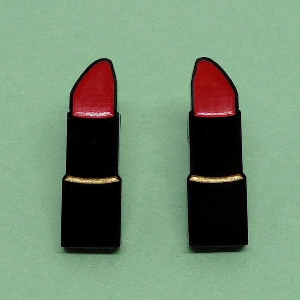 Boucles d'oreilles Rouge à lèvres - LiliPop – Image 4