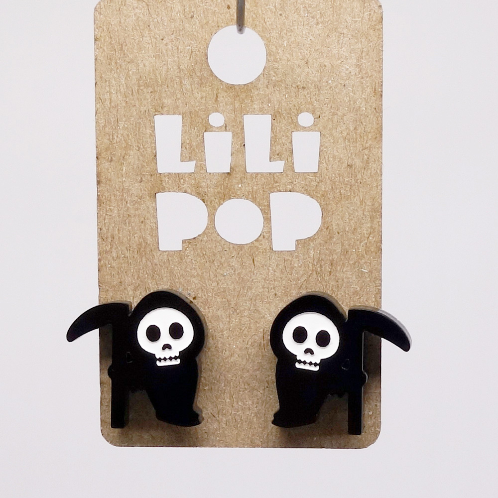 Boucles d'oreilles Crâne - LiliPop