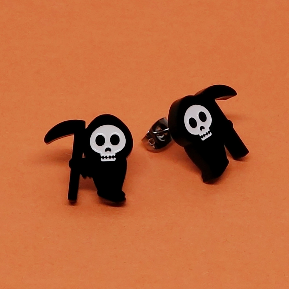 Boucles d'oreilles Crâne - LiliPop – Image 3