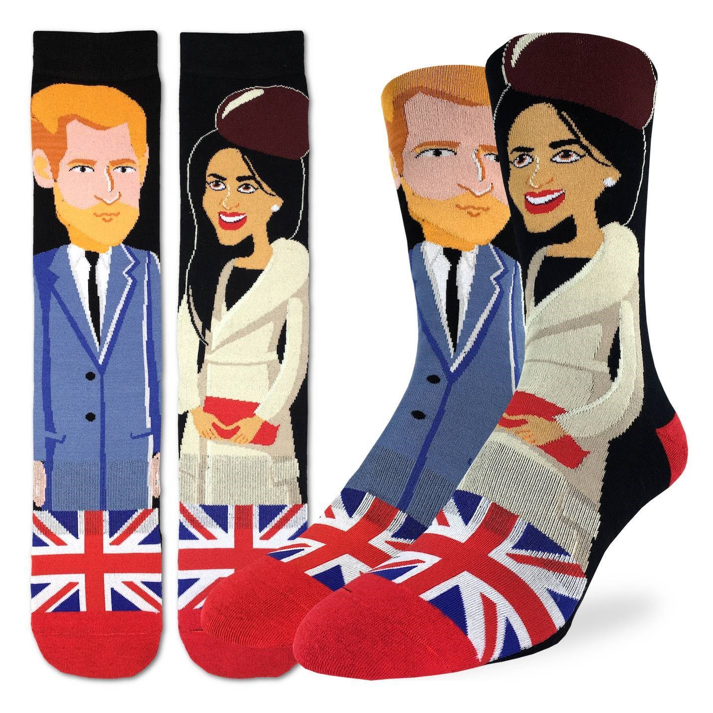 Bas pour homme Prince Harry et Meghan Markle - Good Luck Sock
