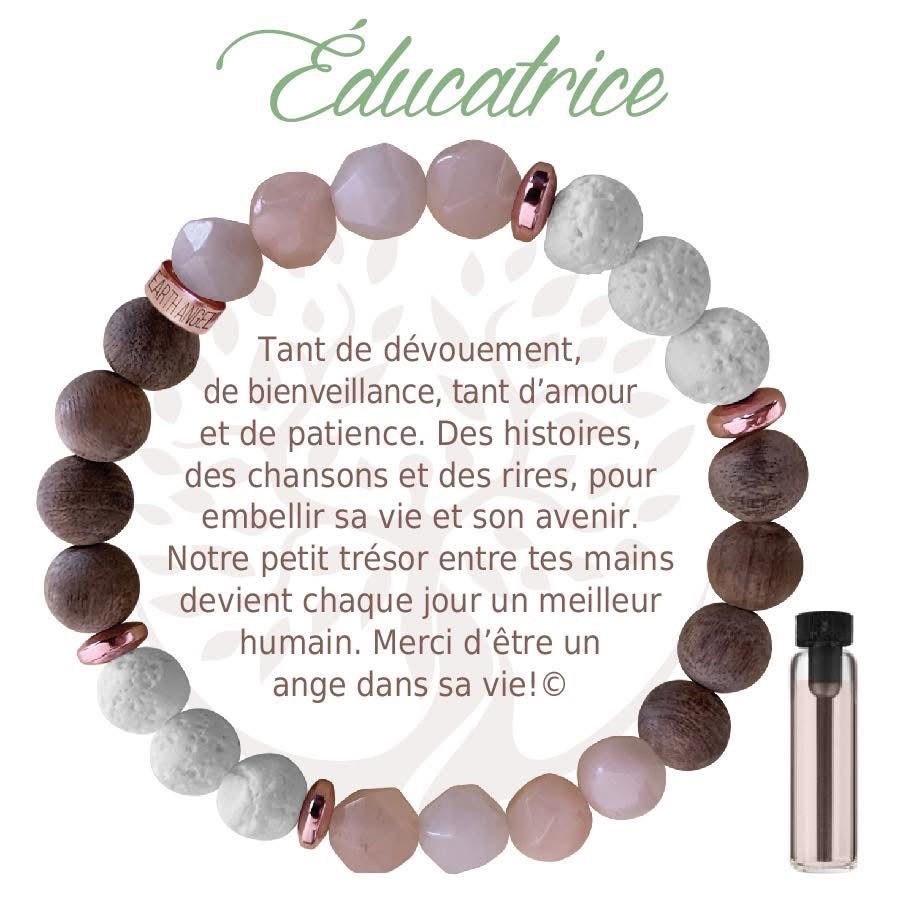 Bracelet aromatique brun - Éducatrice
