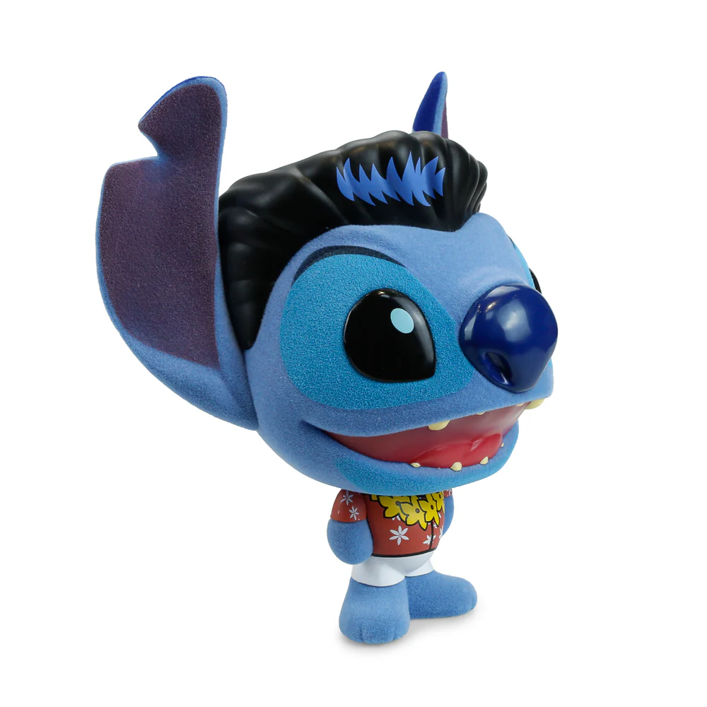 Figurine Stitch en vinyle floqué 4 pouces d'Elvis Bhunny hawaïen - Disney – Image 2