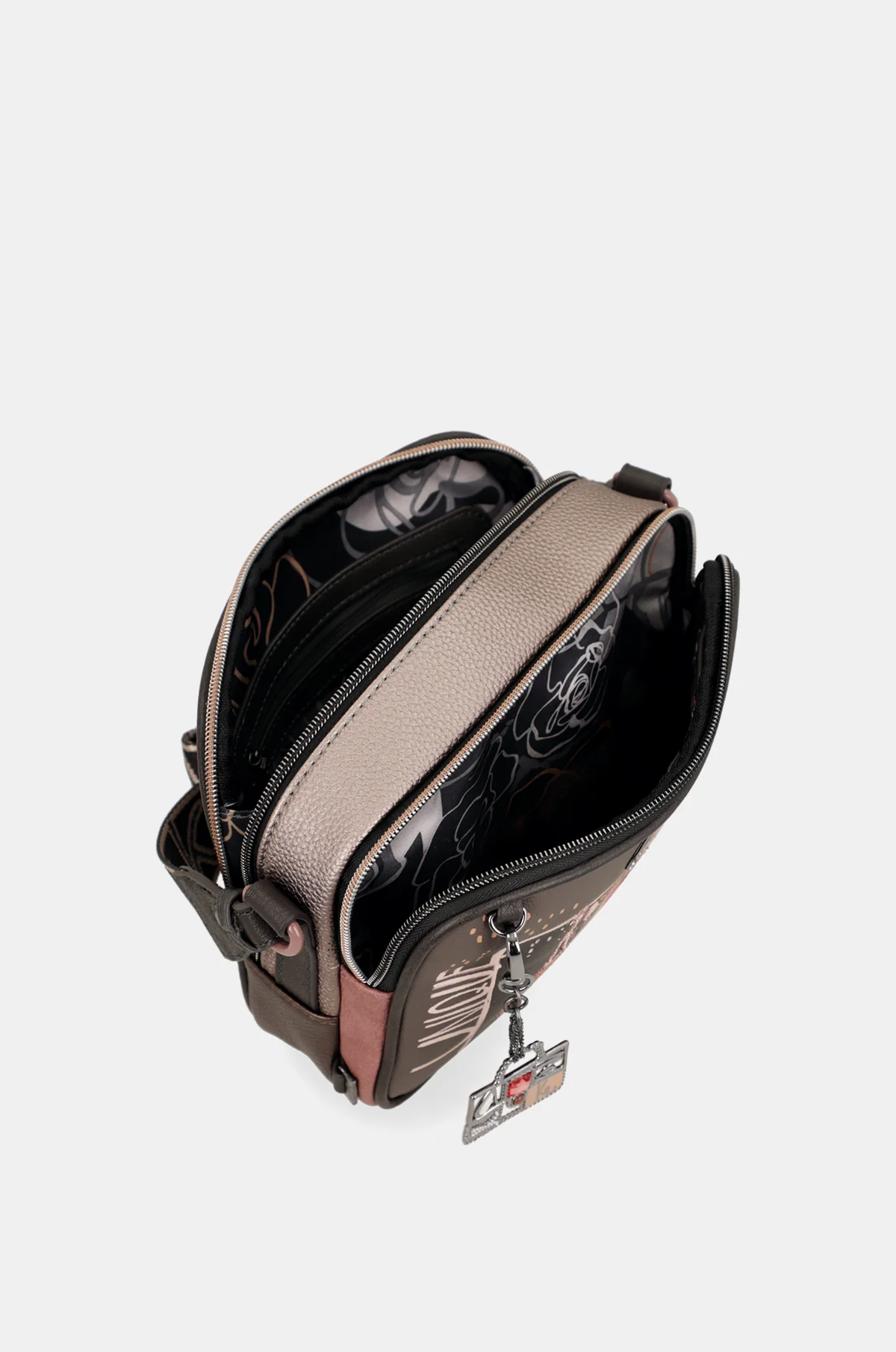 Sac à bandoulière à double compartiment Collection Mademoiselle - Anekke – Image 3