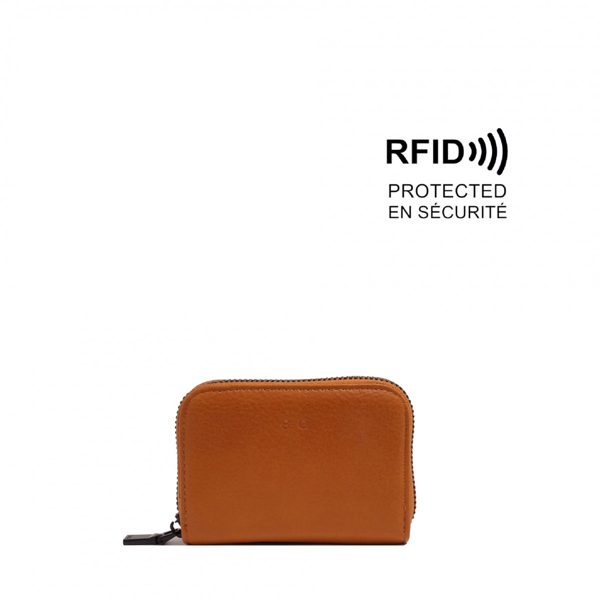 Porte cartes Iva Walnut - SQ-Inc.