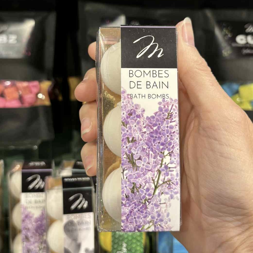 Bombe de bain Lilas(lot de 3) - Margot