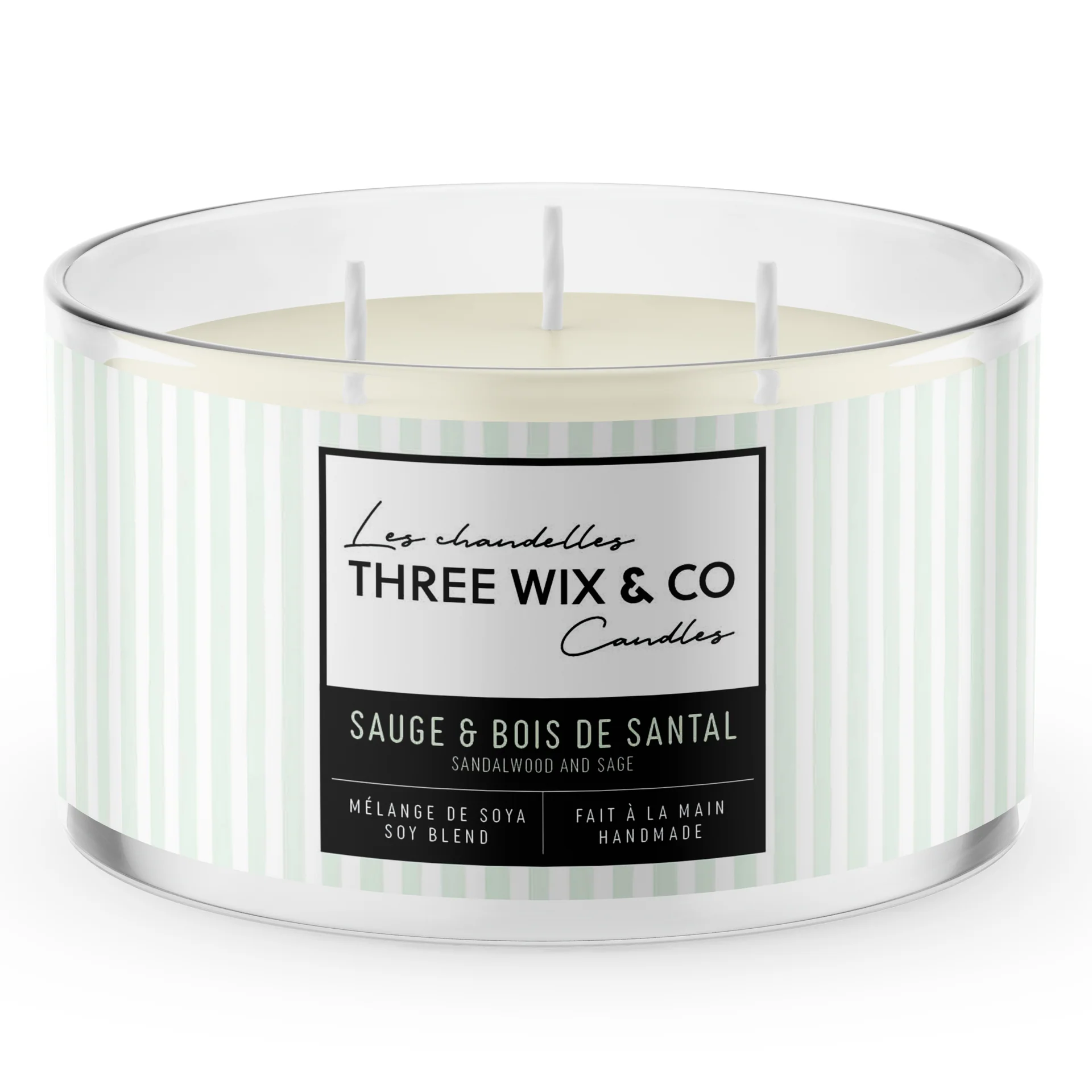 Three Wix & Co - Sauge et Bois de Santal