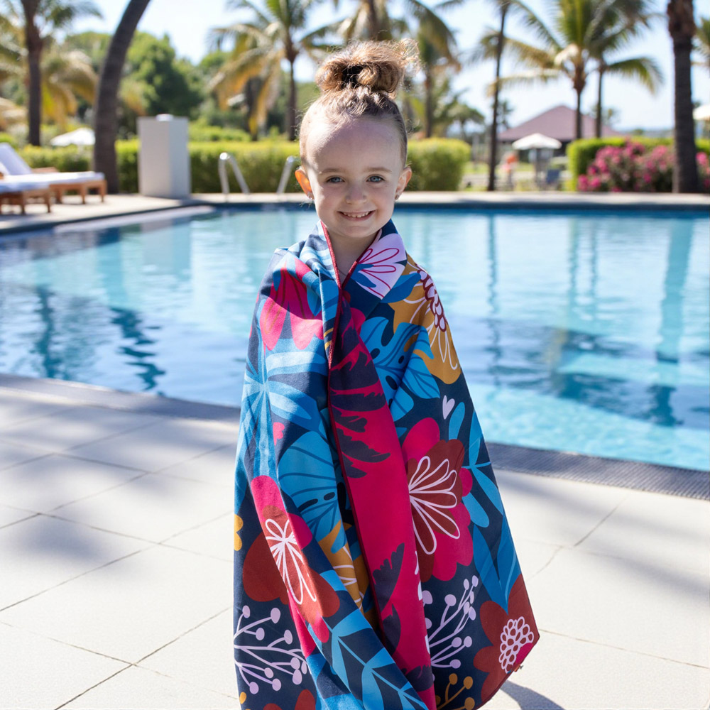 Serviette de plage en microfibre Licorne magique - K5 – Image 3