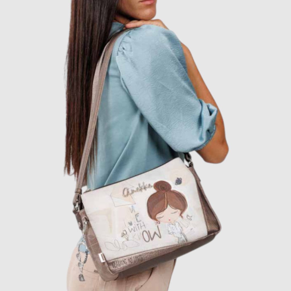 Sac à bandoulière à double compartiments Collection SOPHIA - Anekke – Image 2
