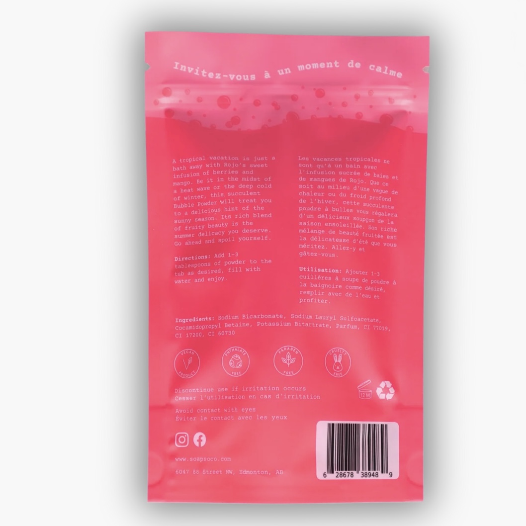 Poudre de bain moussant Red Bulls - Fraise, framboise et mangue – Image 3