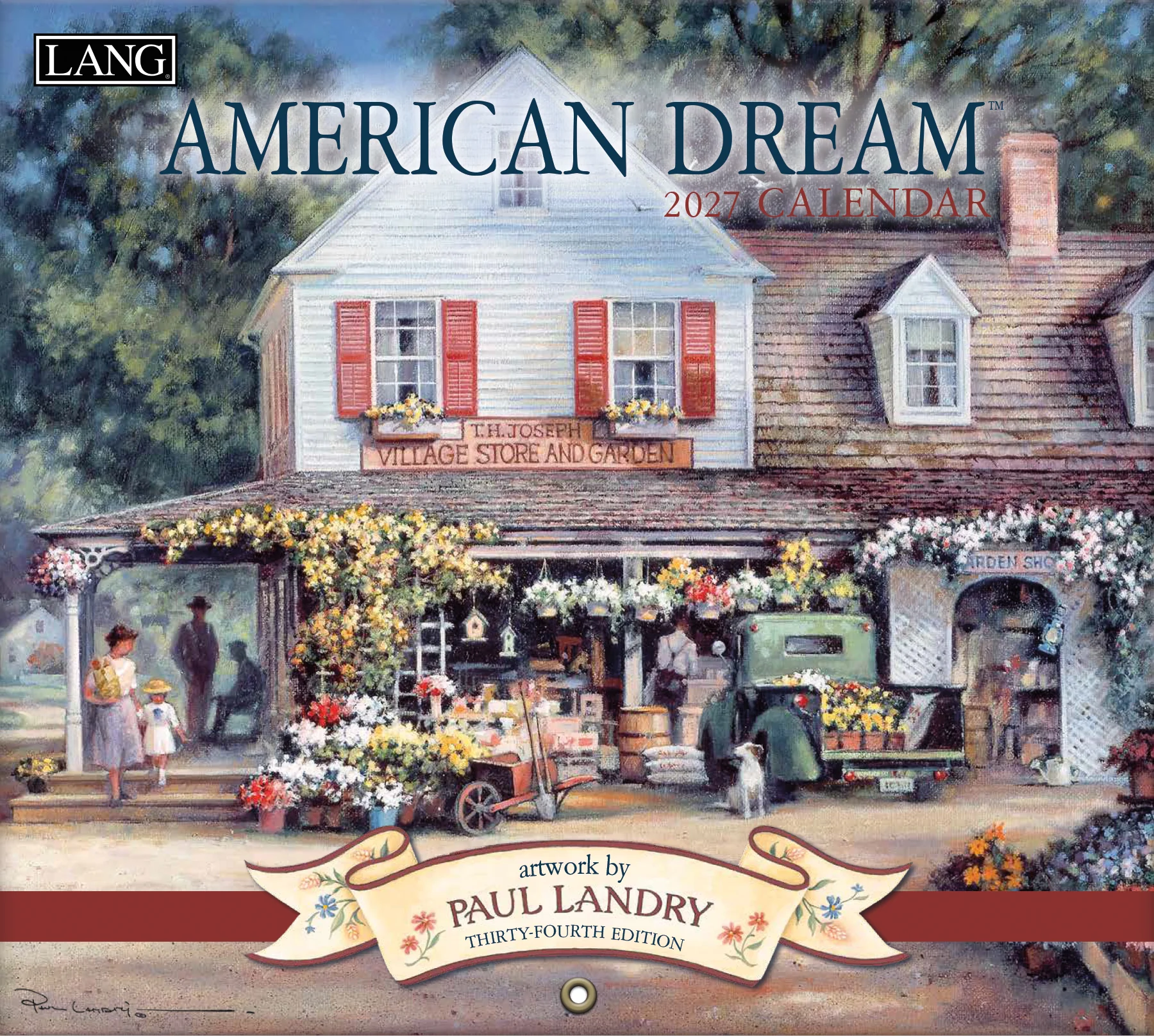 Calendrier mural American Dreams 2027 – Lang