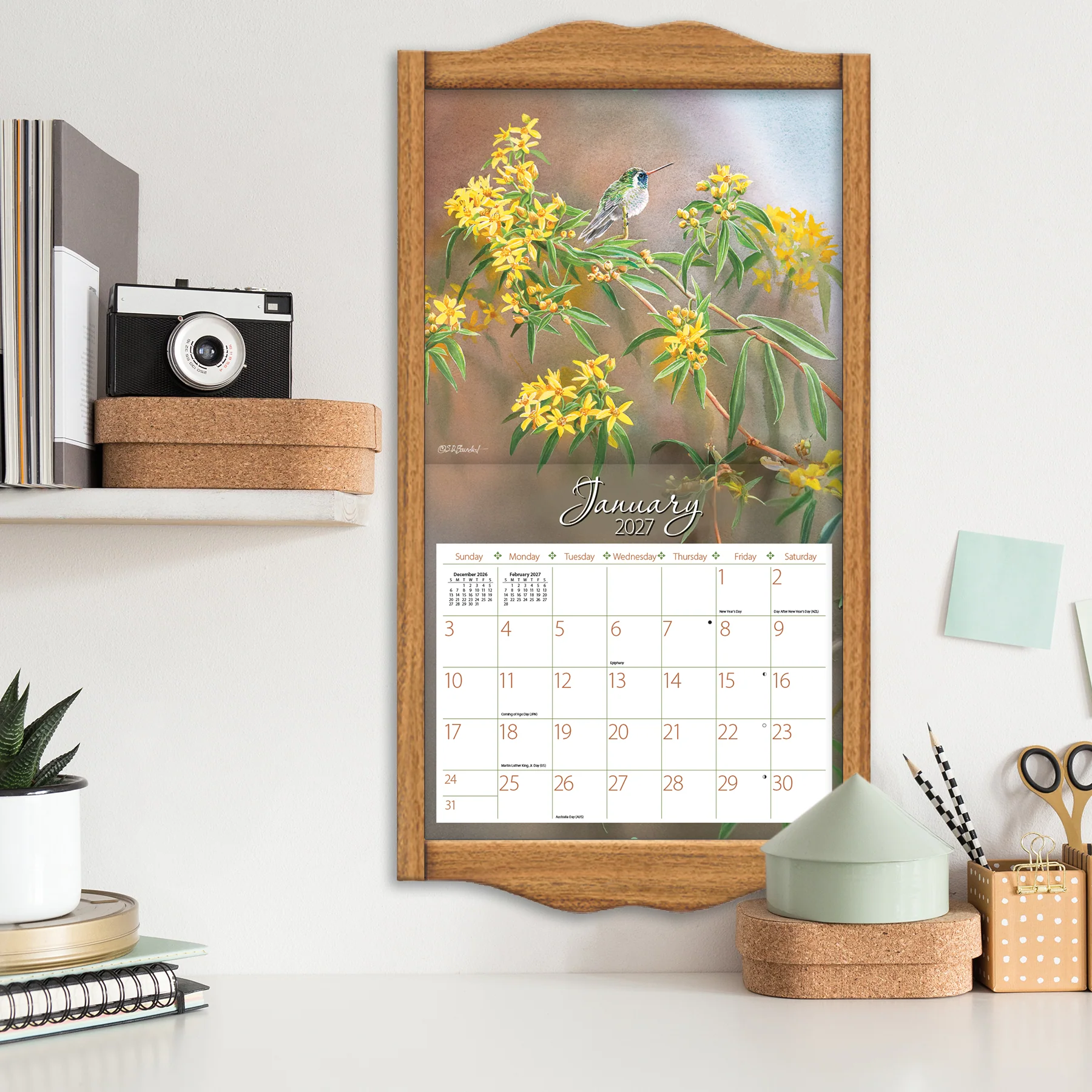 Calendrier mural Hummoingbirds 2027 - Lang – Image 4