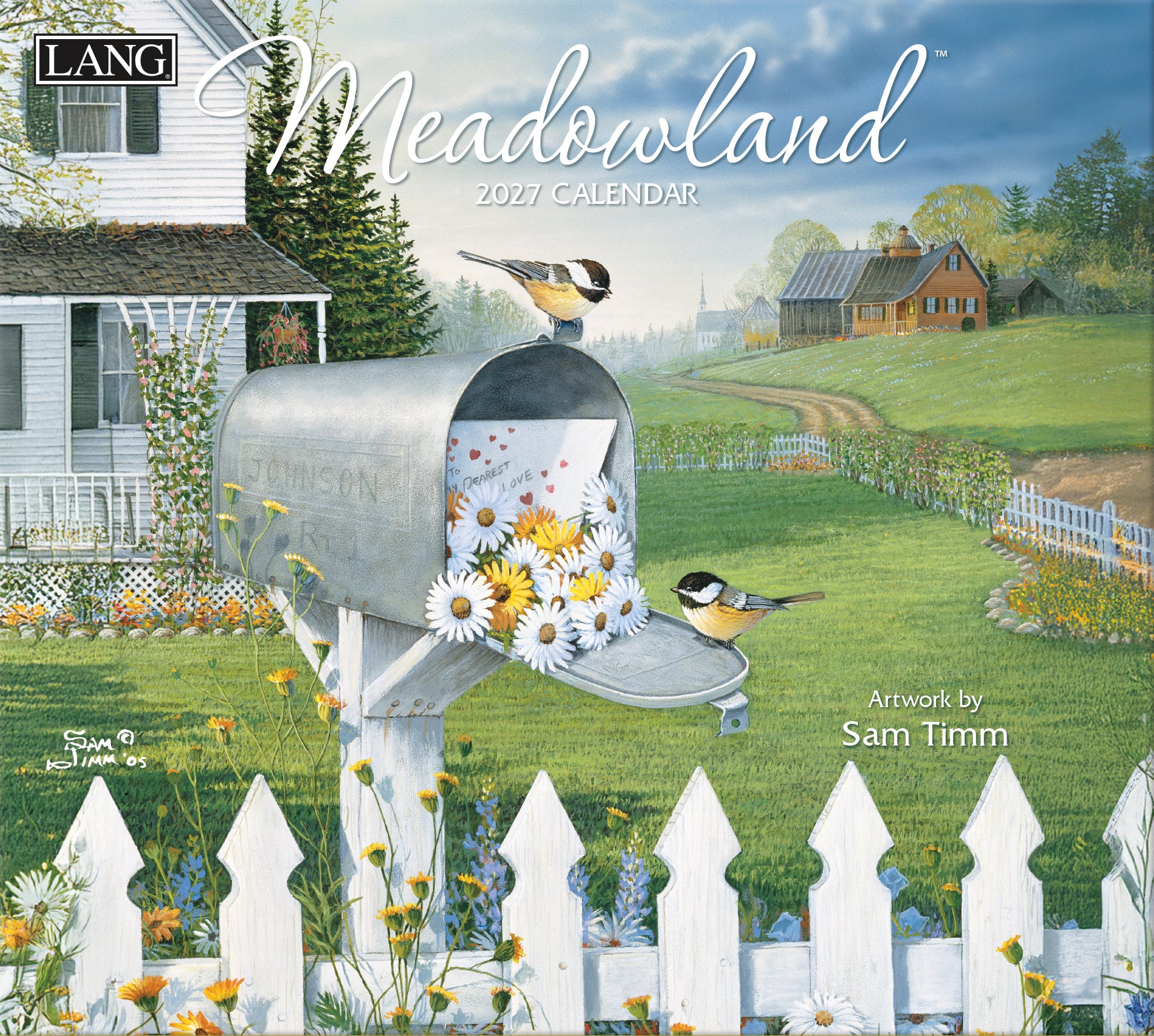 Calendrier mural Meadowland 2027 - Lang