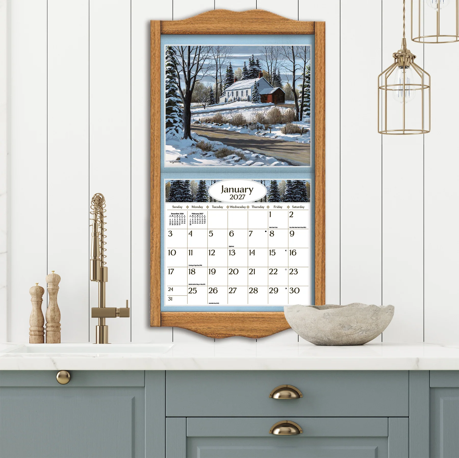 Calendrier mural Road Home 2027 - Lang – Image 3