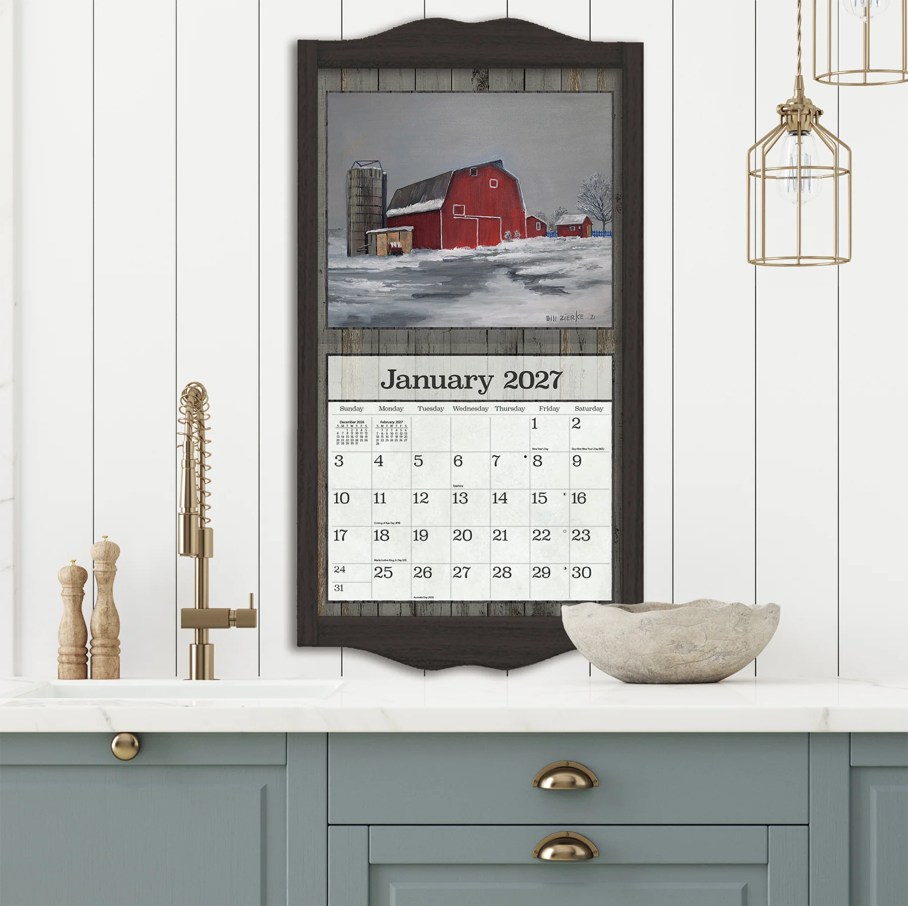 Calendrier mural On the Farm 2027 - Lang – Image 3
