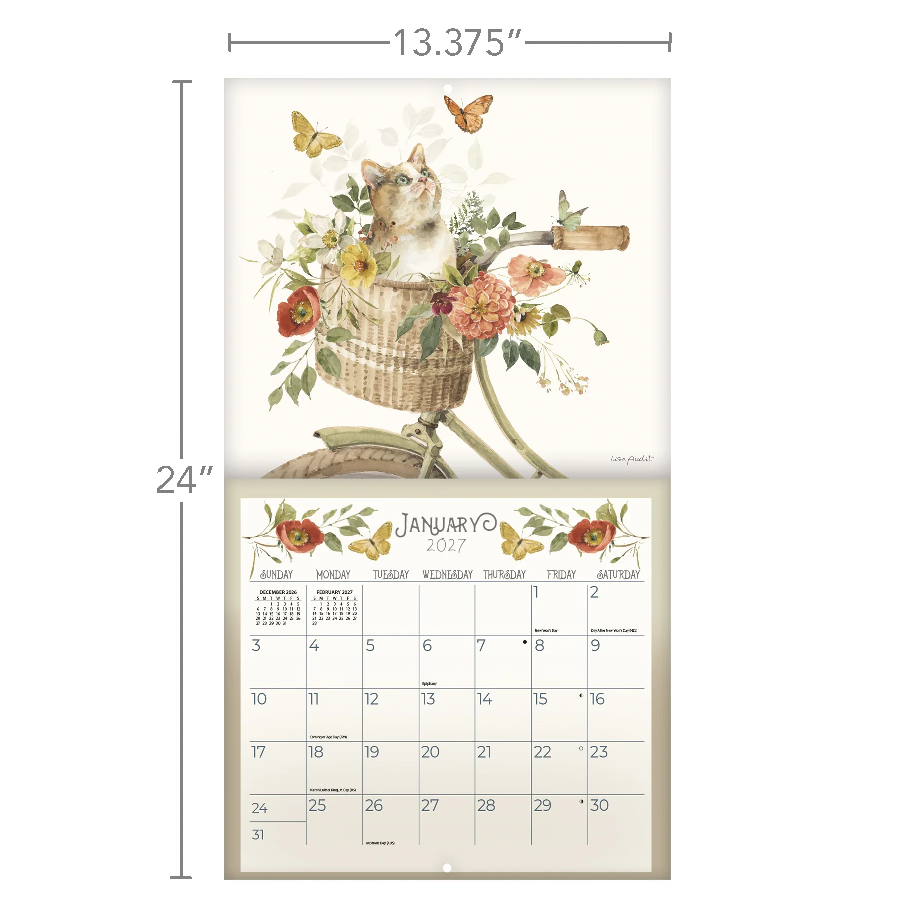 Calendrier mural A Beautiful Ride 2027 - Lang – Image 4