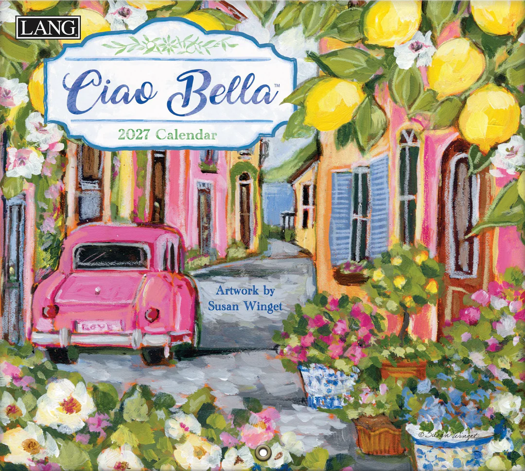 Calendrier mural Ciao Bella 2027 – Lang