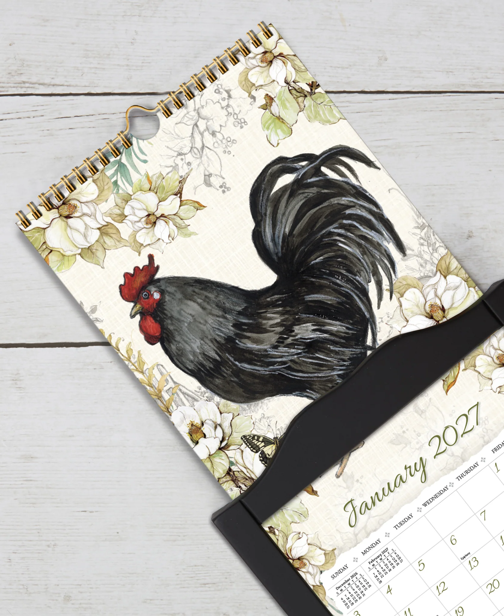 Calendrier mural vertical petit Proud Rooster 2027 - Lang – Image 5
