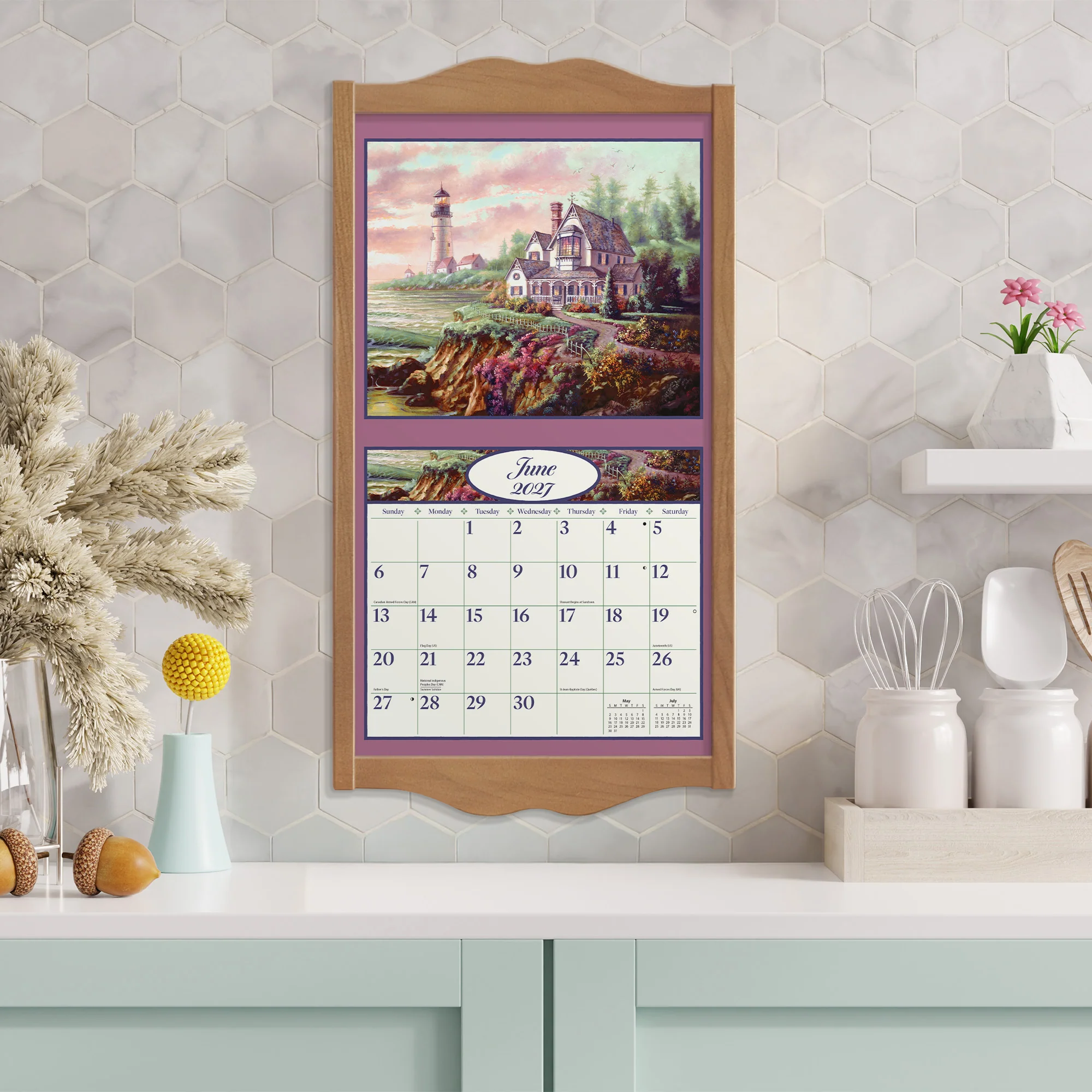 Calendrier mural Bygone Days 2027 - Lang – Image 3
