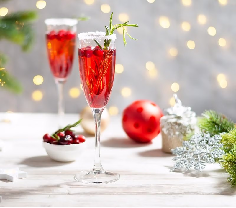 Cocktail prosecco aux canneberge - Gourmet du Village – Image 2